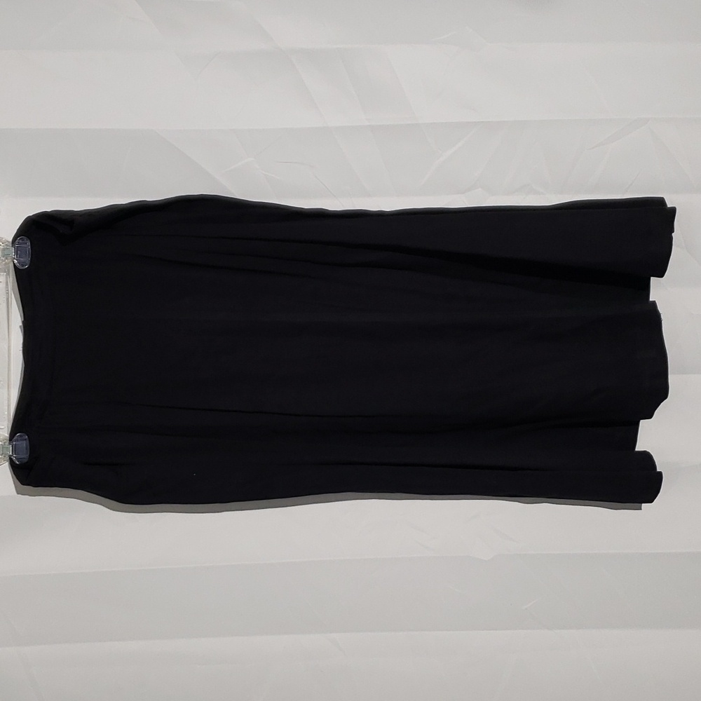 Flowy and soft Black Button-Down Maxi Skirt Size 3XL (22) Lightweight - Picture 4 of 4